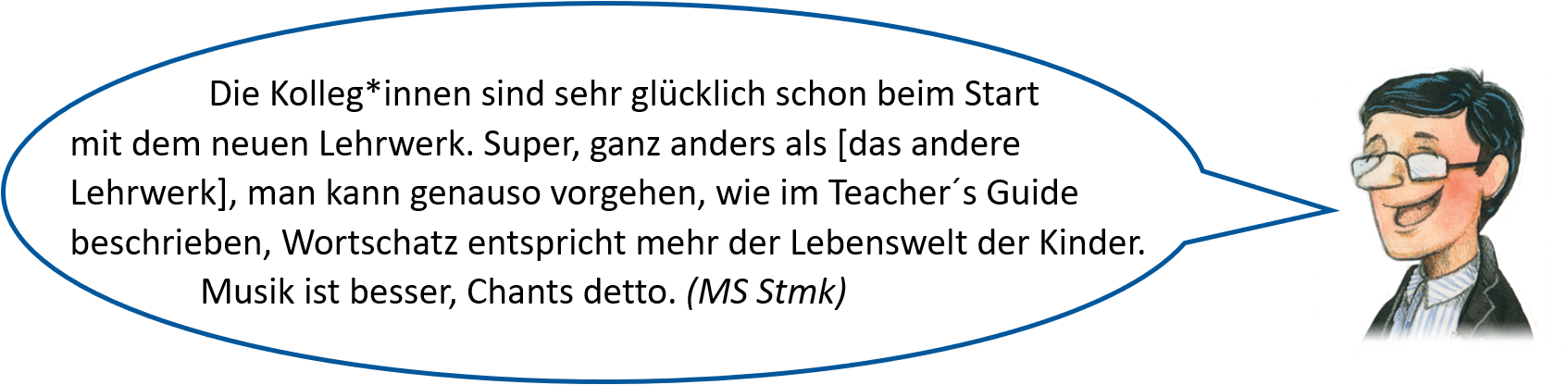 vorgehen wie im Teachers Guide beschrieben