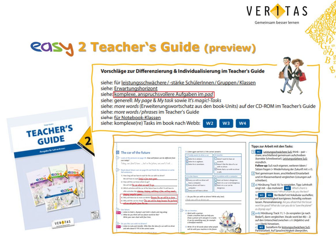 easy2 Teacher's Guide, Folie 1