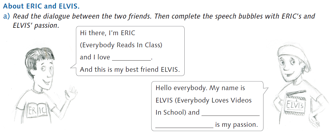 easy 3 characters eric and elvis