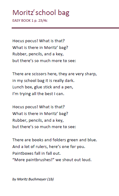 Songtext_Moritz_School_Bag
