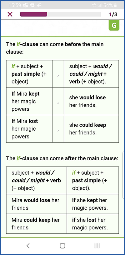 Lern-App Grammar_Scaffold_Conditional_II