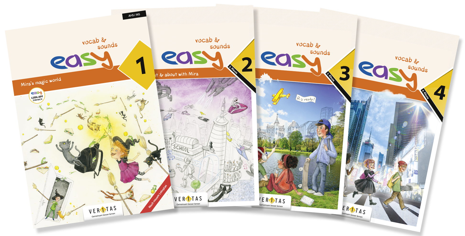 Covers von Vocab&Sound easy1 neu, easy 2-4