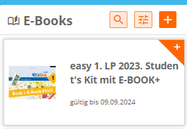 Das Cover von easy 1 Lehrplan 2023 auf digi4school