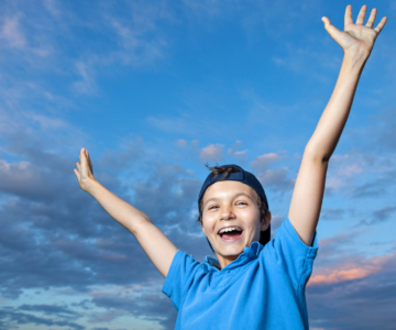 Teenage,Boy,,Standing,Outside,,Its,Evening,,He,Is,Very,Happy,