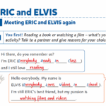 Meeting ERIC and ELVIS again!